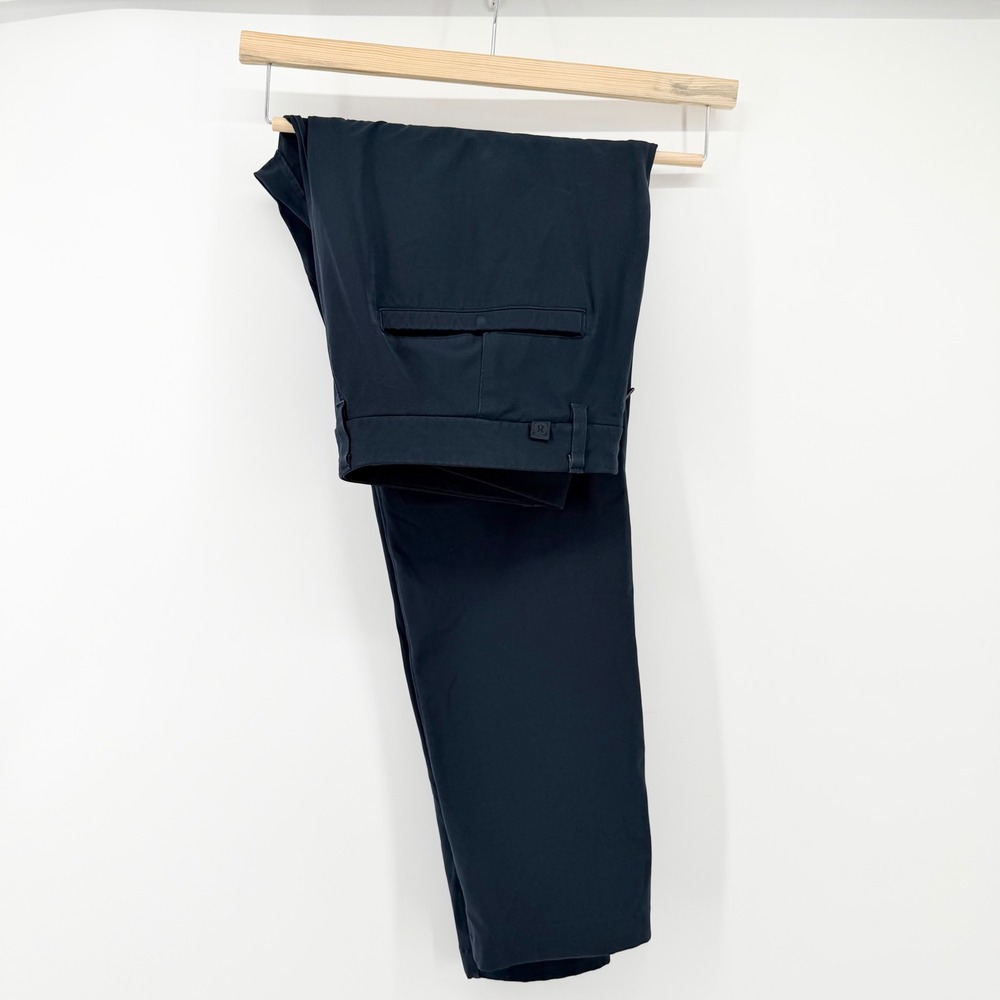 Lululemon Commission Slim Fit Pants 34 True Navy Warpstreme Chino Trousers 34x28